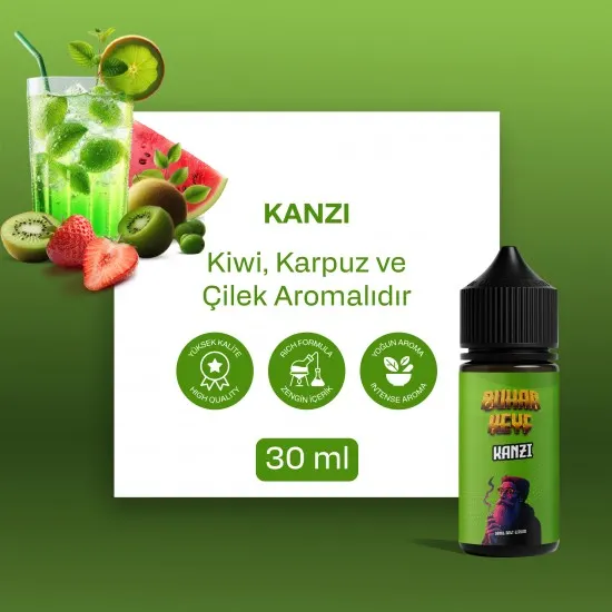bhk kanzi salt likit 30ml kivi karpuz cilek