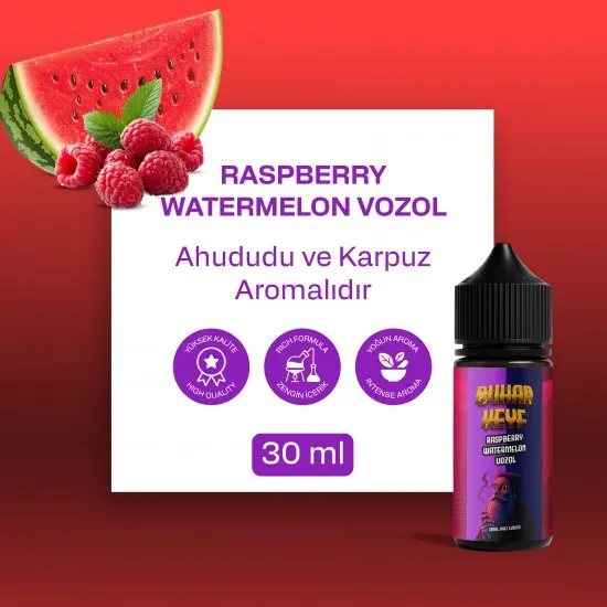 bhk vozol raspberry watermelon salt likit 30ml ahududu karpuz