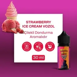 BHK  VOZOL - Strawberry İce Cream - 30ML Salt Likit