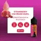bhk vozol strawberry ice cream salt likit 30ml cilekli dondurma