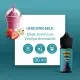 bhk unicorn milk salt likit 30ml cilek krema vanilya