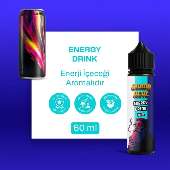 BHK Enerji Drink Likit - Energy İçeceği Aromalı 60ML