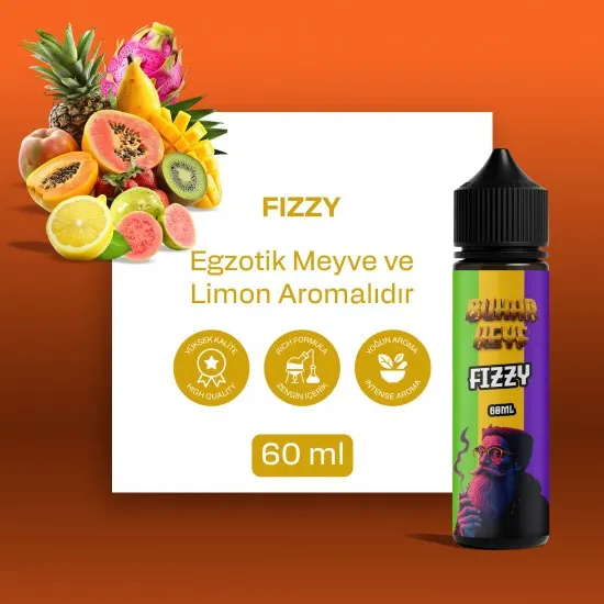 BHK Fizzy Likit - Limon Egzotik Meyve Kokteyl 60ML