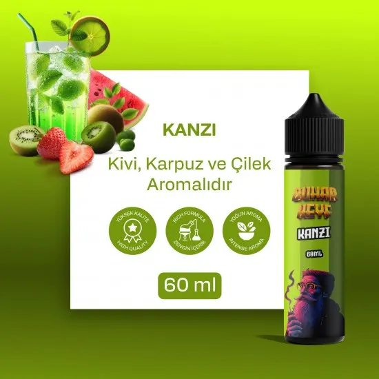 BHK Kanzi Likit - Kivi Karpuz Çilek 60ML