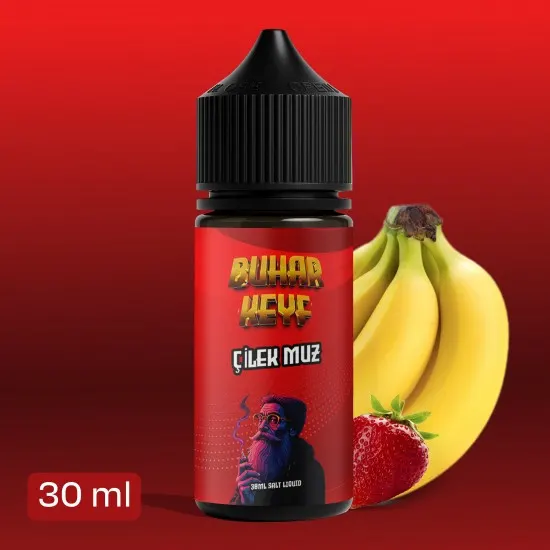 bhk cilek muz salt likit 30ml strawberry banana