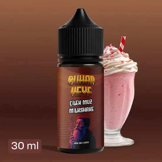 bhk milkshake salt likit 30ml cilek muz milkshake