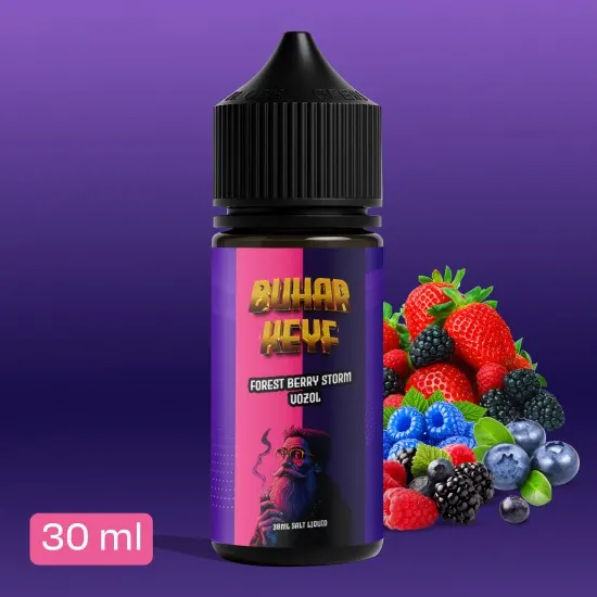 bhk forest berry storm salt likit 30ml vozol orman meyveli