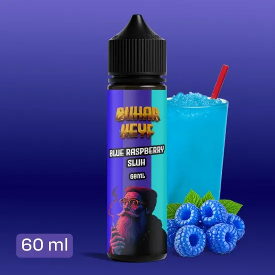 BHK Blue Raspberry Slush Likit - Mavi Ahududu 60ML