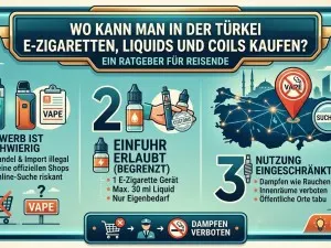 Wo kann man in der Türkei E-Zigaretten, Liquids und Coils kaufen? (Kompletter Leitfaden)