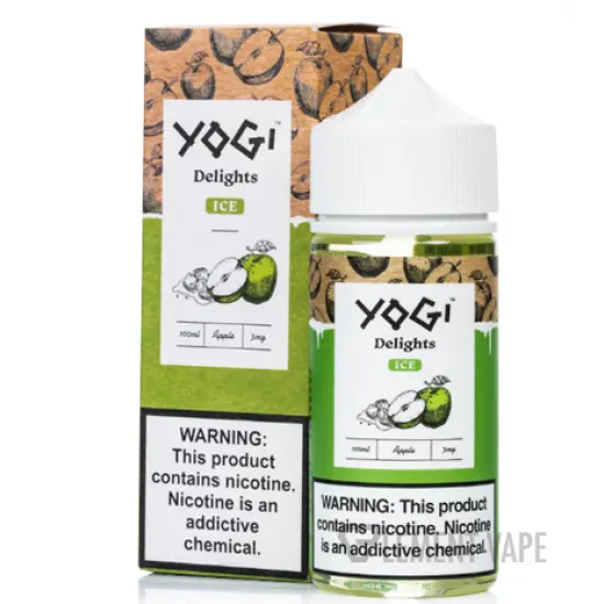 Yogi Delights Apple Ice 100ml Likit - Buharkeyf
