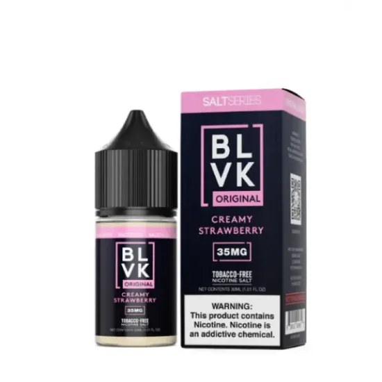 BLVK Salt Creamy Strawberry 60ml - Buharkeyf
