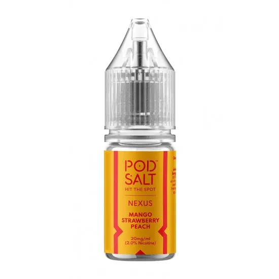 Pod Salt - NEXUS - MANGO STRAWBERRY PEACH Salt Likit 30ML