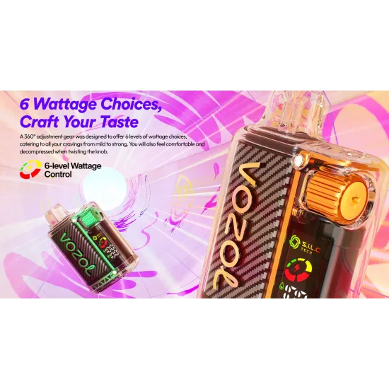 Vozol Vista 20000 Puff Şeffaf Elektronik Sigara - Buharkeyf