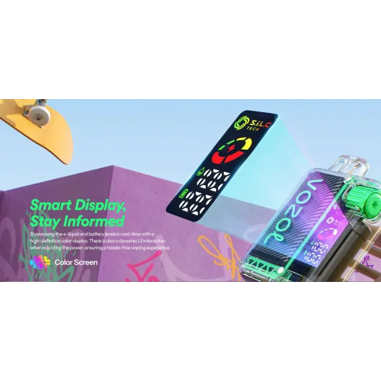 Vozol Vista 20000 Puff Şeffaf Elektronik Sigara - Buharkeyf