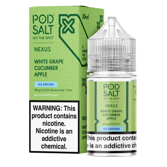 Pod Salt - White Cucumber Apple 30ML